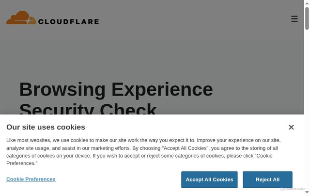 Security scan screenshot of https://cloudflare-ech.com/