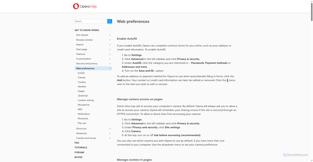 Security scan screenshot of https://help.opera.com/en/latest/web-preferences/
