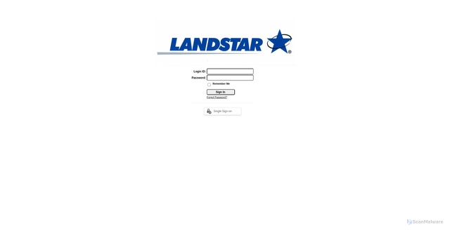 Security scan screenshot of https://landstar.mercurygate.net