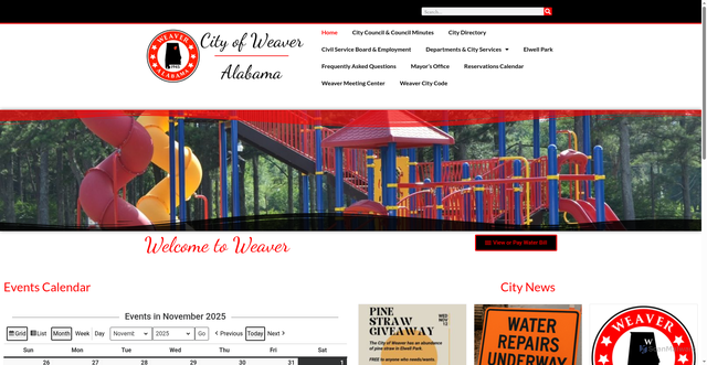 Security scan screenshot of https://weaveral.gov/