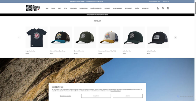 Security scan screenshot of https://theindianface.com/en-us/blogs/news/alex-honnold-the-master-of-free-climbing-and-legend-of-adventure-sport