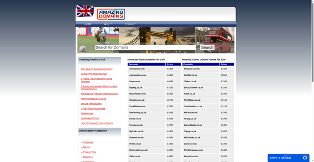 Security scan screenshot of https://amazingdomains.co.uk