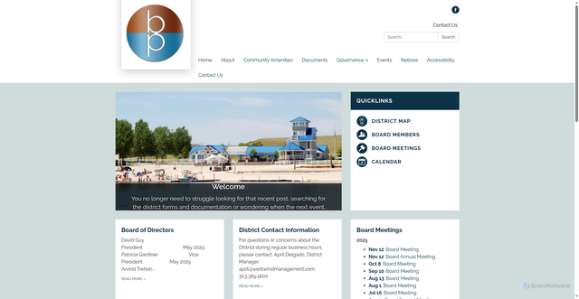 Security scan screenshot of https://www.beaconpointco.gov/