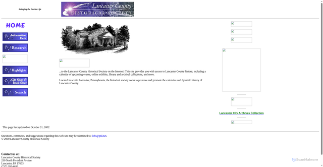Security scan screenshot of https://lanclio.org