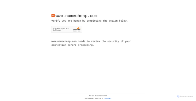 Security scan screenshot of https://namecheap.com