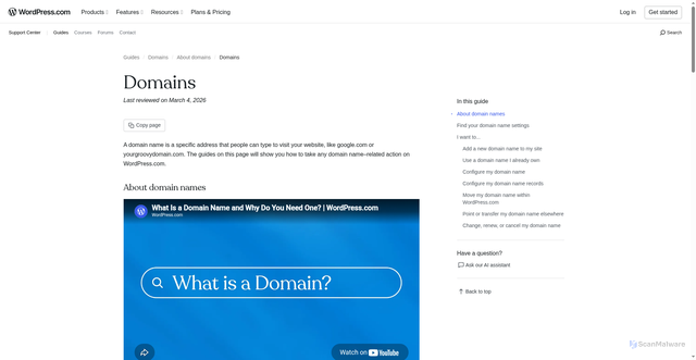 Security scan screenshot of https://ns3.automattic.com