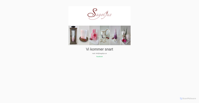 Security scan screenshot of https://sagoljus.se