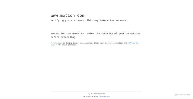 Security scan screenshot of https://www.motion.com/