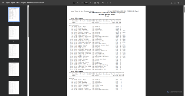 Security scan screenshot of https://www.lancertiming.com/results/winter26/miaa-d3-b.pdf