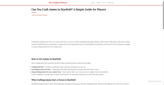 Security scan screenshot of https://vistalokalflow-dpmdyp2ylod7.edgeone.app/can-you-craft-ammo-in-starfield.html