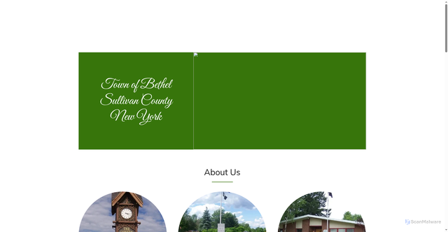Security scan screenshot of https://townofbethelny.gov/