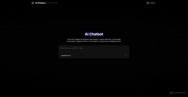 Security scan screenshot of https://ai-sdk-chatbot-starter-p86b14aoor.edgeone.app/