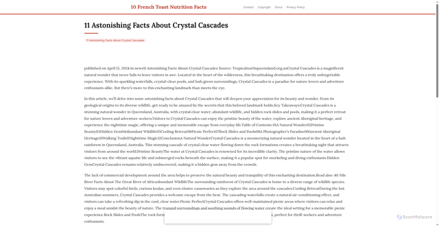 Security scan screenshot of https://jfflonlinehugo-wtlittsh7o.edgeone.app/17219-11-astonishing-facts-about-crystal-cascades.html