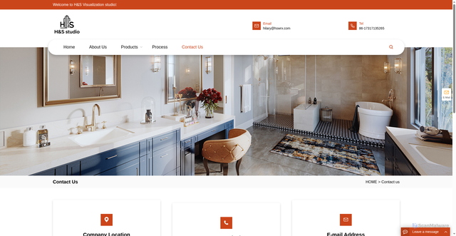 Security scan screenshot of https://hswrx.cn/index.php?m=home&c=Lists&a=index&tid=7
