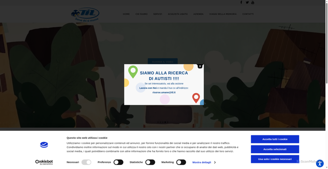 Security scan screenshot of https://www.til.it/