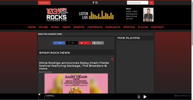 Security scan screenshot of https://1037wmgm.com/wmgm-rock-news/dbbccabdbdbe61ec86aae58e9b5ea882