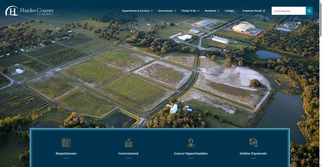 Security scan screenshot of https://www.hardeecountyfl.gov/