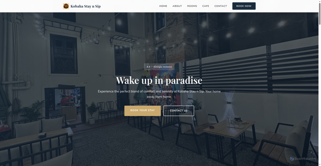Security scan screenshot of http://kobahastaynsip.pages.dev/