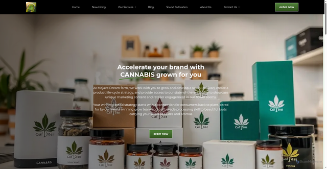 Security scan screenshot of https://mojavedreamfarm.com/white-label/