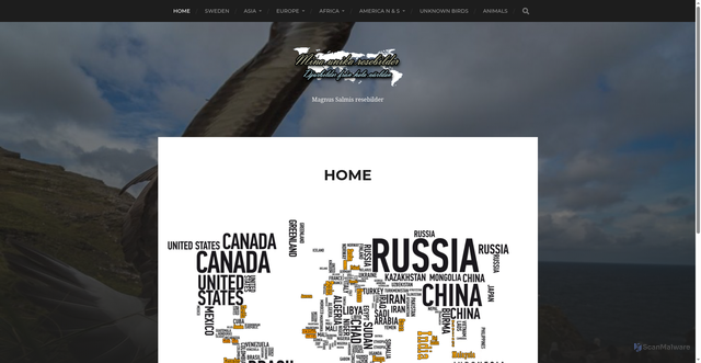Security scan screenshot of https://salmisphotos.se