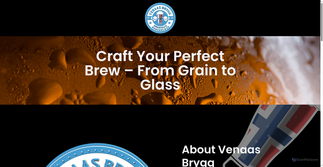 Security scan screenshot of https://venaas.beer