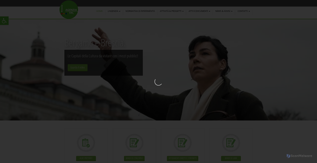 Security scan screenshot of https://www.agenziatplbrescia.eu/
