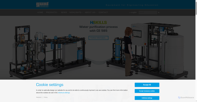 Security scan screenshot of https://gunt.de