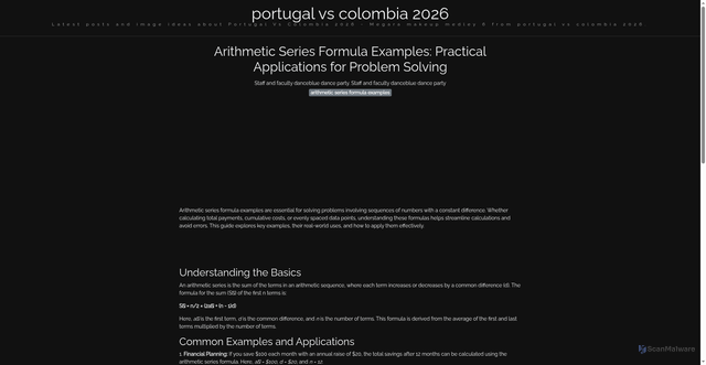 Security scan screenshot of https://kanvasnetworkstudio-dpl60w24k4ab.edgeone.app/arithmetic-series-formula-examples.html