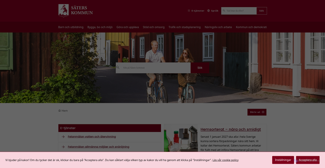 Security scan screenshot of https://sater.se/