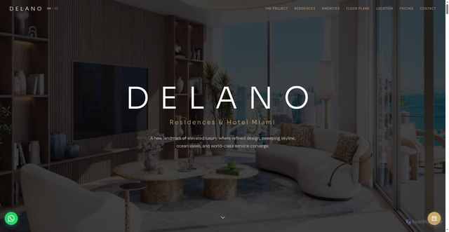 Security scan screenshot of http://miamidelanoresidences.com/