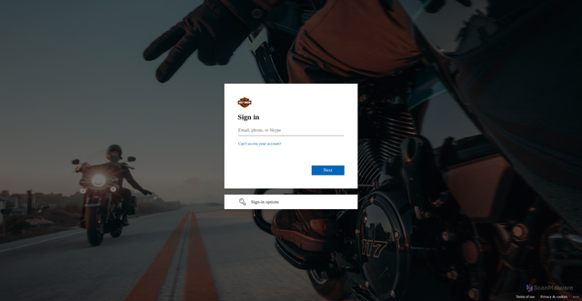 Security scan screenshot of https://harley-davidson.us10.sapanalytics.cloud