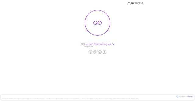 Security scan screenshot of https://seattle.speedtest.centurylink.net
