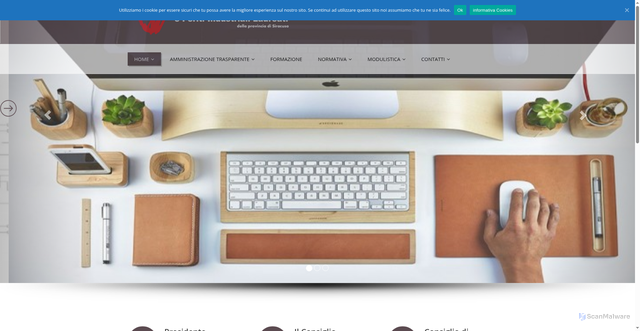 Security scan screenshot of https://www.perindsiracusa.it/