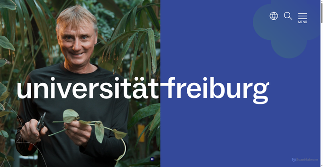 Security scan screenshot of https://uni-freiburg.de