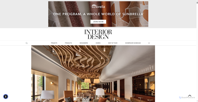 Security scan screenshot of https://interiordesign.net/awards/nycxdesign/