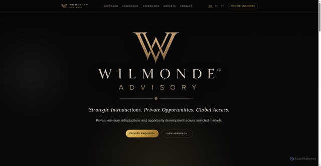 Security scan screenshot of https://wil-9xh.pages.dev/