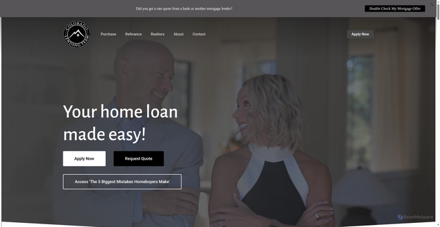 Security scan screenshot of https://www.coloradolendingteam.com/