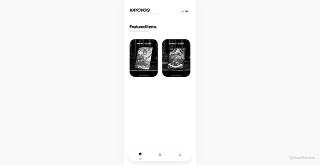 Security scan screenshot of https://kayovoqcard-54hbmxi5yo.edgeone.dev/