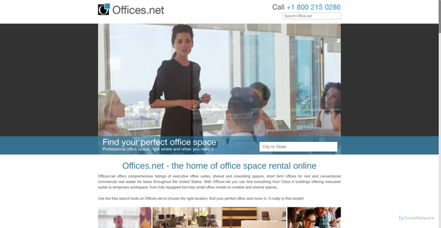 Security scan screenshot of https://offices.net