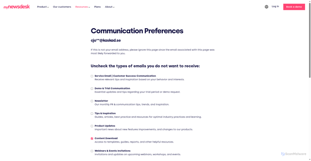 Security scan screenshot of https://hs-5540930.s.hubspotemail-eu1.net/hs/preferences-center/en/page?data=W2nVjwf3Y2x8NW2KFgB121sYTwW3ZtytP3DWBzQW2KS5JB2TgmJhW3QP_Pv36zk1JW3c-7J_1WYvK6W3NRpR443V1rfW4t7KHj41-83hW3QVBQ83CdGMbW2p7vLp4fPHy8W2KQnS12RmB3YW4rmysq4fRlrKW43Vrb22HT9tWW2YcRsT1VrMR9W3XXqPy49Rk2jW2pbtdM1S1tRzW30qJ8f4ck0jvW1LhLTQ45PbT5W1S5b8S3GXCN_W3LW01S1Lzm_VW3VY-mV3___DZW21nSKK4md1Q-W2Hy79j38t-98W2Mk2BR2KYt3qW3_-M1w1Vfj2KW2Yp06_4ft4WqW3bCvz54kqHvBW2Ctmw24kmJnTW49QSBR1S2FqDW23gN4x4hqtb7W23hcTd1ZbS0_W3z02Y53Z-yxgW3SMhP43QMynmW1ZnqFm3XWFtmW3W0Dt11_qdfcW38DZqT2CL0JYW25jGf_41C9nyW4cqPSL3jsjG-W4mj8Dc4kFHGqW3_X5_w1SrrCTW1NmhYR36kq78W4px45D1Xx3rBW2Kshh222Xb9zW41DW-33_K9CPW3b3H_33g9z3_W3Ch_gw3yPjbNW43GmCX3GLfRmW1_h_pV49z-J-W3G-Zs32vPw_SW2KZklw3T03bbW2vJF_z30kHBwW1SjNS02RQFjMW3bsZGb1XvP4QW3dkKP32FY3NdW3BLcnr22_R5L0