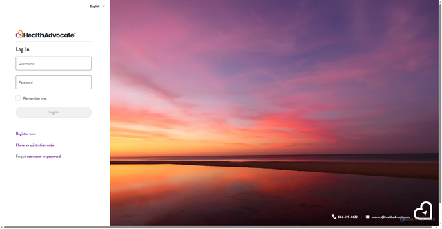 Security scan screenshot of https://members.healthadvocate.com