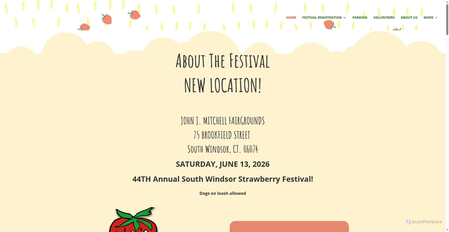Security scan screenshot of https://swstrawberryfest.org/