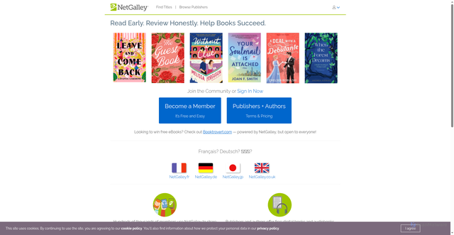 Security scan screenshot of https://www.netgalley.com