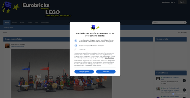 Security scan screenshot of https://www.eurobricks.com