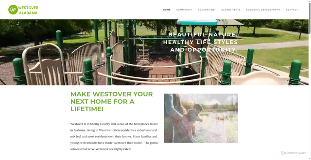 Security scan screenshot of https://www.westoveral.gov/