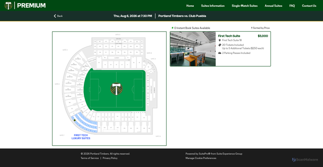 Security scan screenshot of https://www.timberspremium.com/events/Portland-Timbers-vs-TBD-123509/