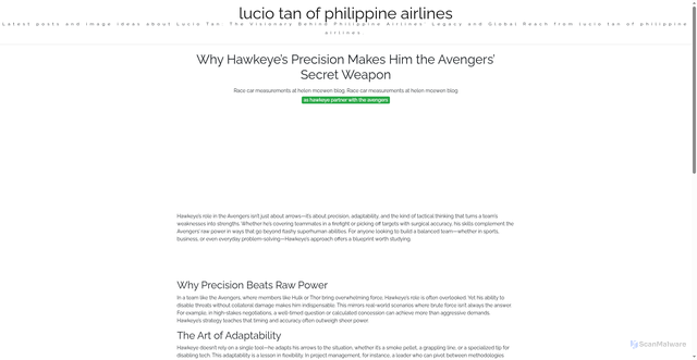 Security scan screenshot of https://lensanetworkcorner-dp73d2pc3rnz.edgeone.app/as-hawkeye-partner-with-the-avengers.html