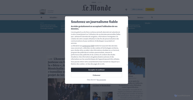 Security scan screenshot of https://petitetapette.planning-lockers.com/