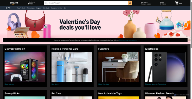 Security scan screenshot of amazon-clone-html-css-hazel.vercel.app