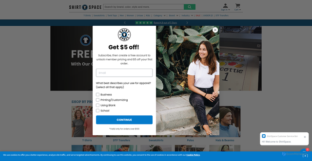 Security scan screenshot of https://cdn.shirtspace.com